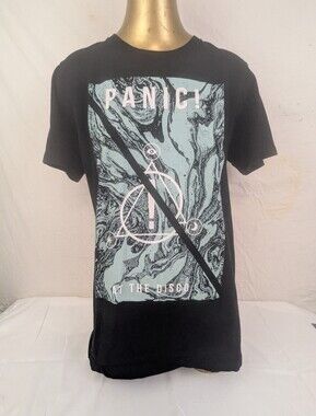 Panic! At The Disco'Tee with Teal Marble Print Medium